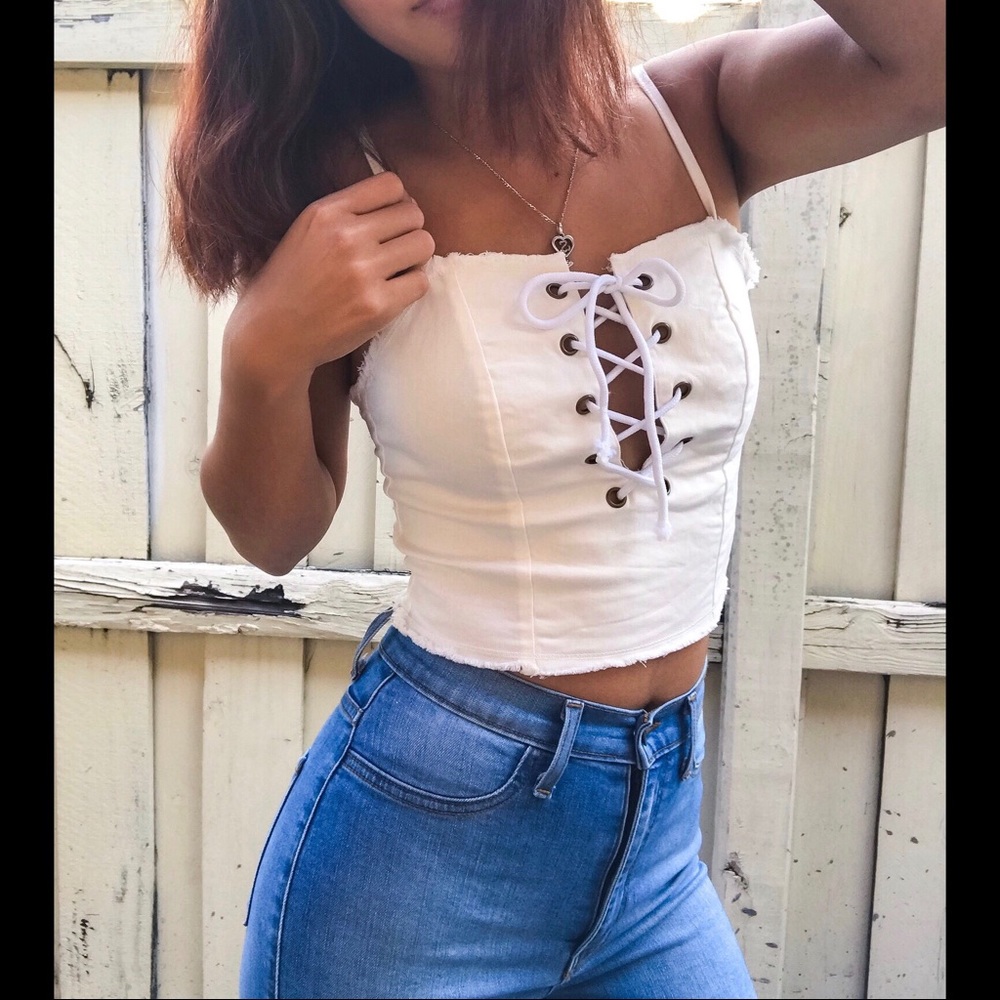 “Jenny” Lace-up Top
